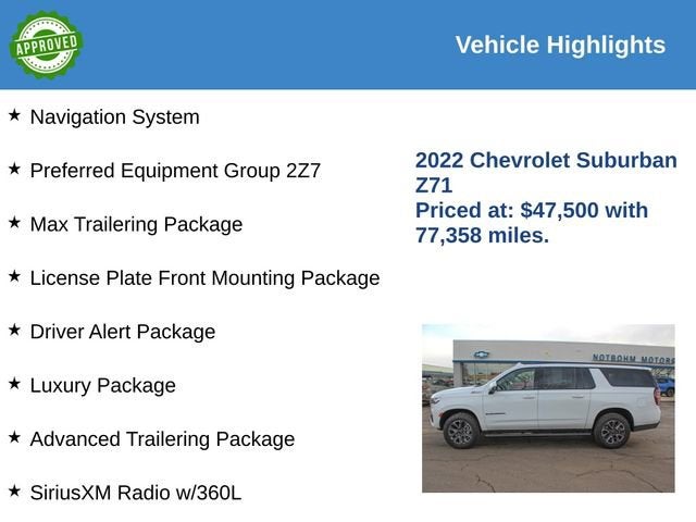2022 Chevrolet Suburban Z71