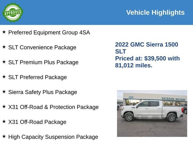 2022 GMC Sierra 1500 SLT