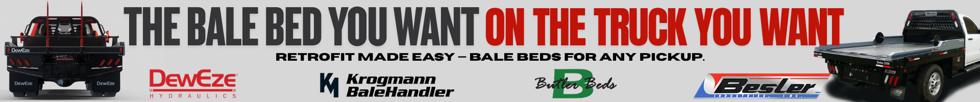 The Bale Bed You Want on the Truck You want