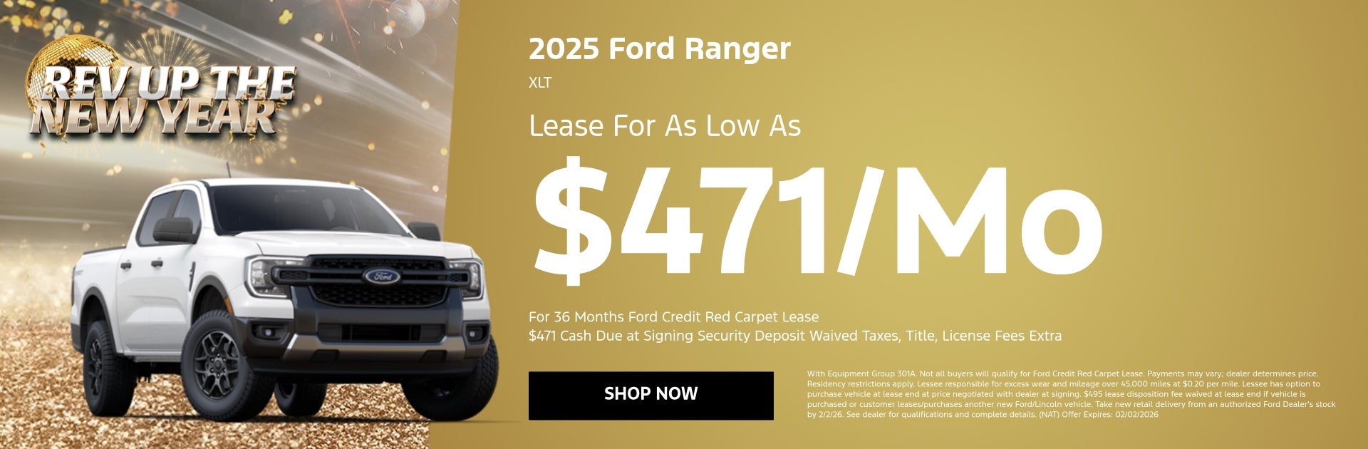 January Ranger Offer