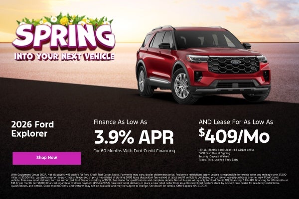 April Explorer Offer